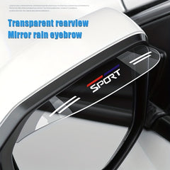 2pcs Car Rearview Mirrors Rain Eyebrows Reflective Mirrors For All Vehicle Model