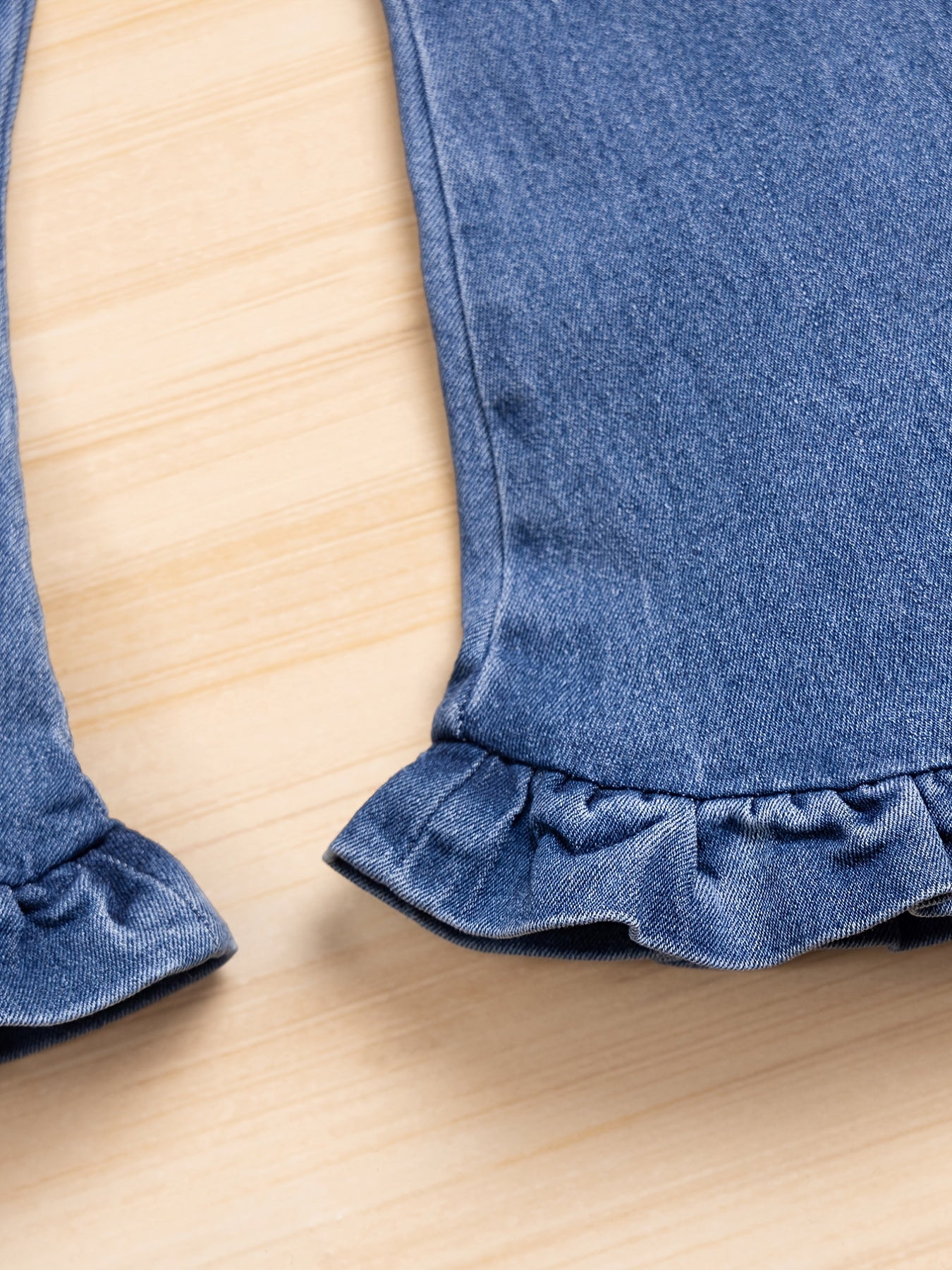 Girls Denim Flare Bell Bottom Pants for All Seasons