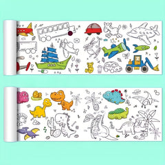 Doodle Drawing Roll for Early Learning DIY Painting