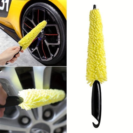 Car Wheel Brush Tire Cleaning Brush Tool Car Rim Scrubber Cleaner Duster Handle