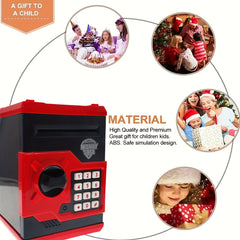 ATM Piggy Banks w/ Password Protection & Auto Rewind for Boys & Girls