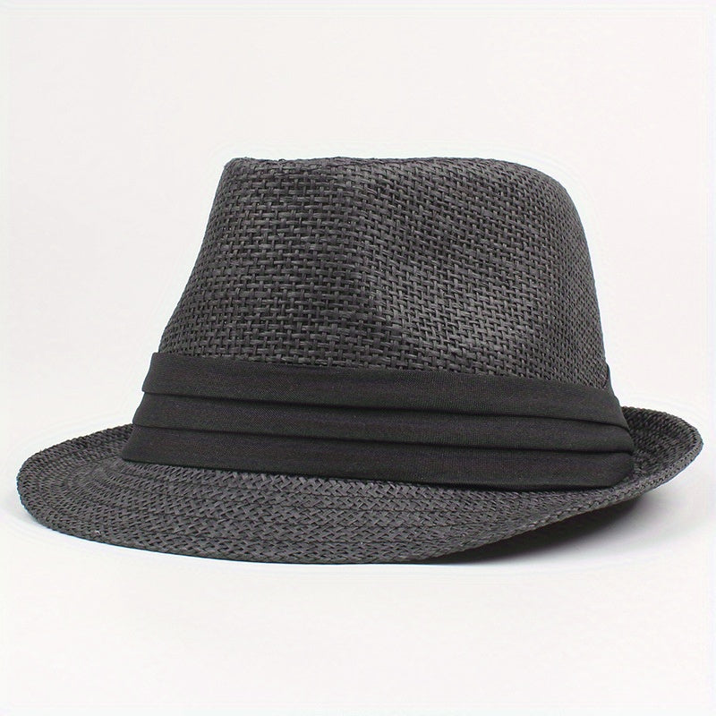 Casual Sunshade Straw Hat For Couple Beach Travel