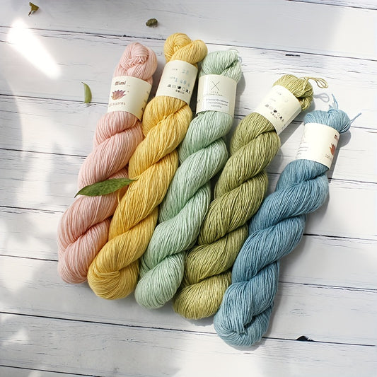 3pcs Lotus Yarns Mink & Cashmere Blend Soft Knitting Yarn 300m