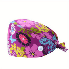 Cartoon Adjustable Work Cap For Women Animal Printed Working Hat