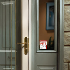 4pcs Pet Alarm Window Sticker Fire Safety