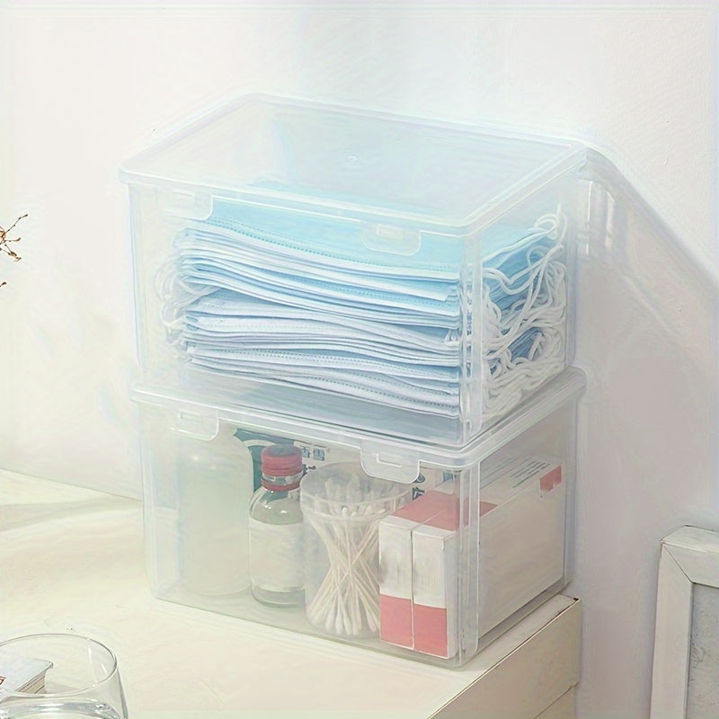 Desktop Storage Case Large Capacity Dustproof Mask Storage Box