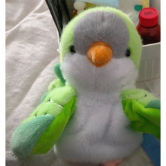 Back to School Plush Bird Parrot Puppet Toy Ventriloquist Doll