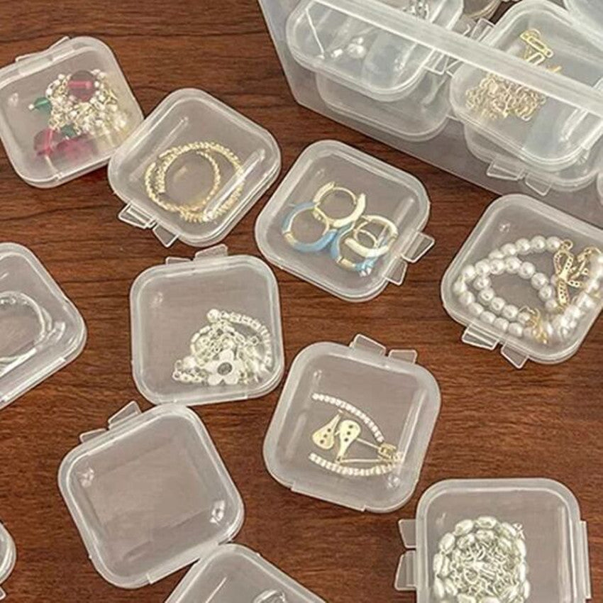 10pcs Earring Storage Box | Stylish & Secure | Jewelry Organization & Travel