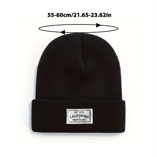 Winter Warm Knitted Hat Outdoor Beanie Ear Protection Hat