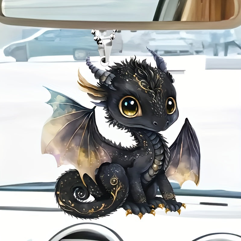 Dragon Acrylic Decorative Pendant for Car Interior