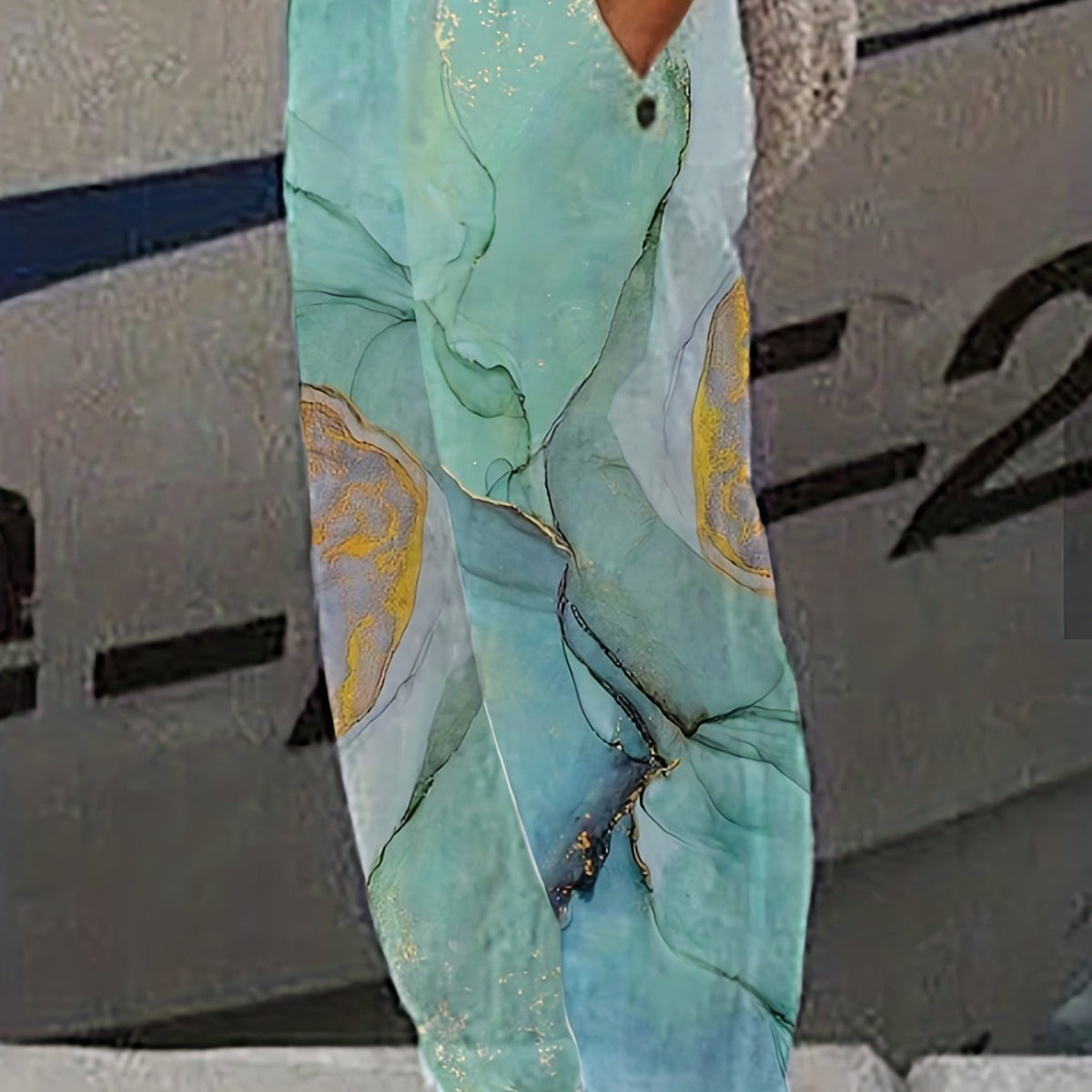 Graphic Print Casual Summer Pants Women's Clothing