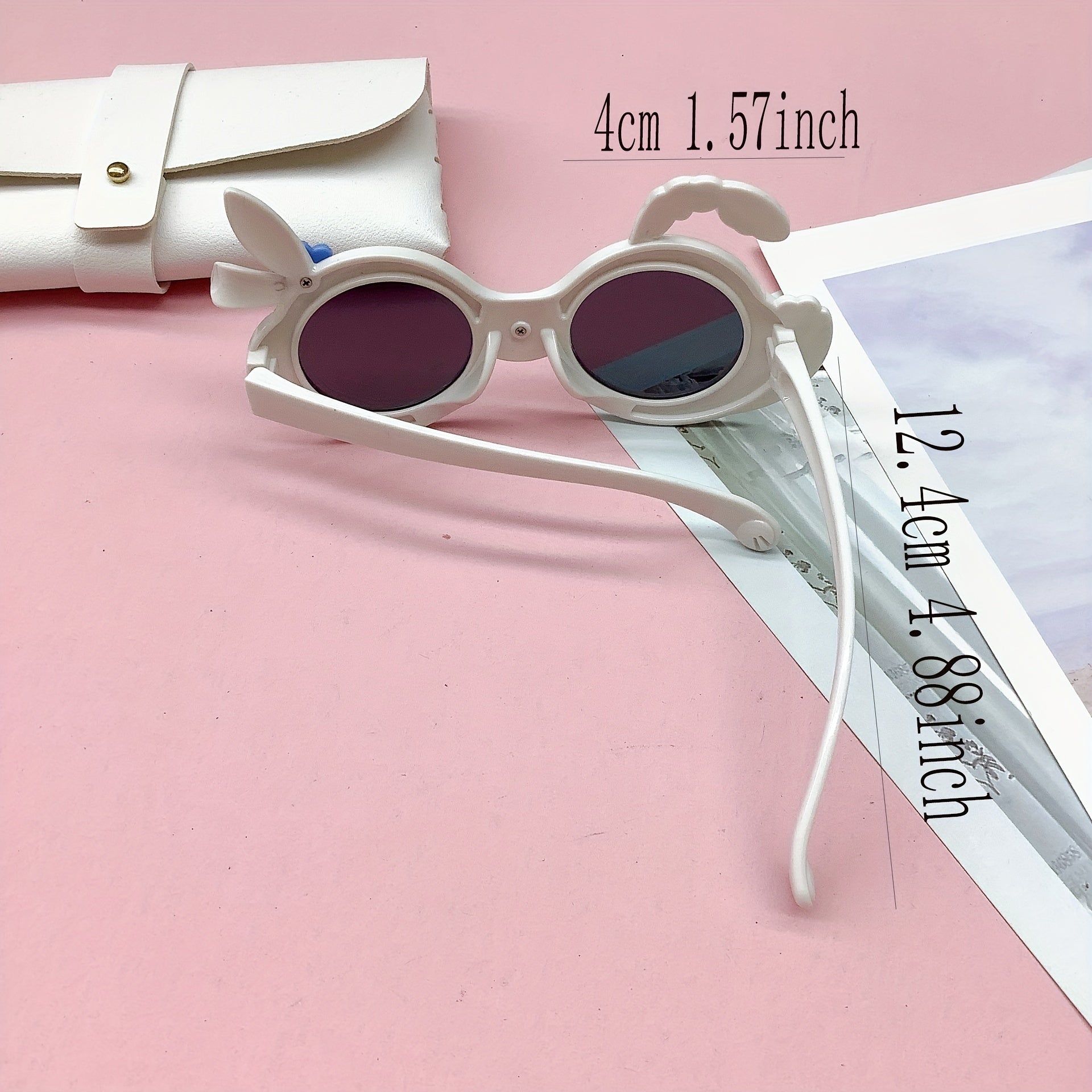 Kid's Cartoon Bunny Sunglasses Outdoor UV Protection