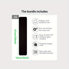 Non Slip Stair Treads Outdoor Tape for Safety, 2pcs