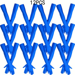 Stretchy Long Gloves for Women Elbow Length Costume