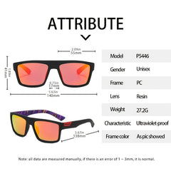 Men's Polarized Sunglasses with Zipper Case