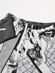 Men's Graphic Sport Shorts Quick Dry & Stretchy for Fitness Gym