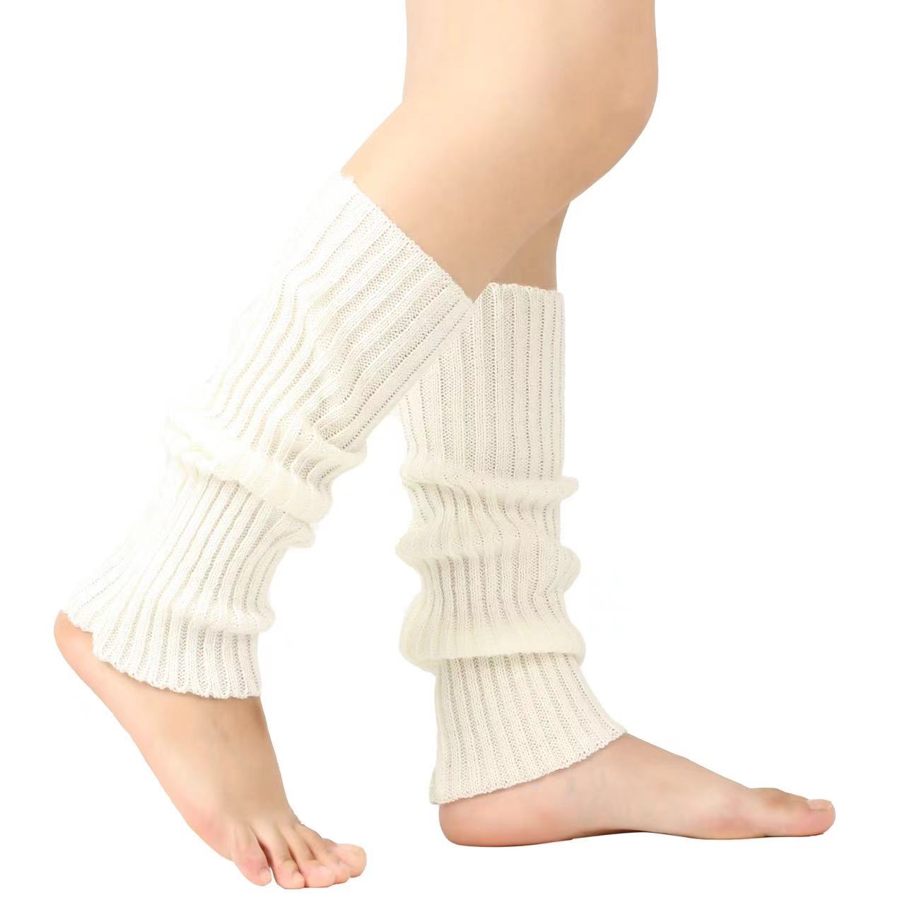 80s Vintage Cable Knit Leg Warmers for Women