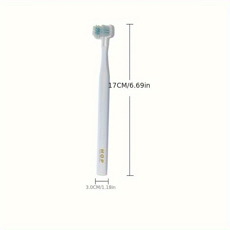Pet Double Head Toothbrush Dog Oral Cleaning Brush Soft Bristle Dental Care