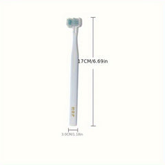Pet Double Head Toothbrush Dog Oral Cleaning Brush Soft Bristle Dental Care