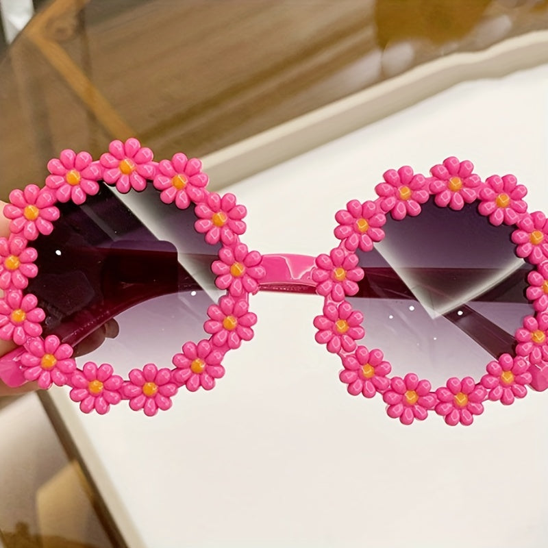 Fashionable Sunshade Wreath Sunglasses For Girls