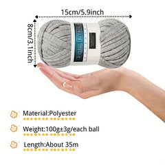 Colorful T-shirt Yarn for DIY Projects 100g 200g 35m