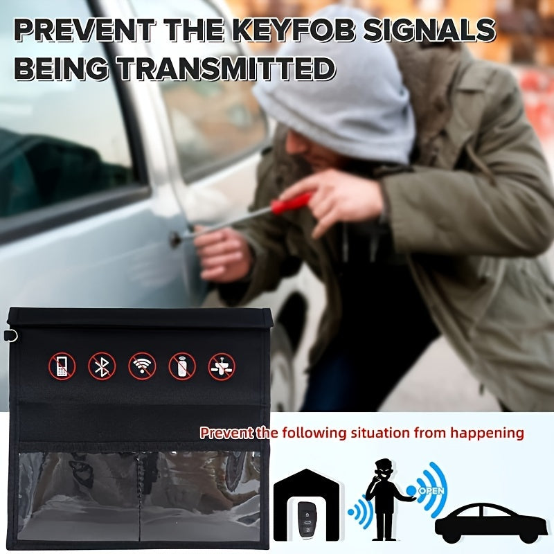 Signal Shielding Bag for Faraday Cage Bag Car Key Storage