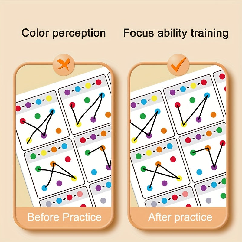 Reusable Erasable Pen Training Card for Seniors