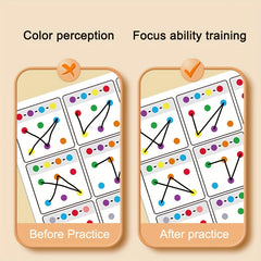 Reusable Erasable Pen Training Card for Seniors