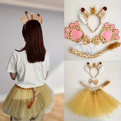 Plush Giraffe Role Playing Costumes Set