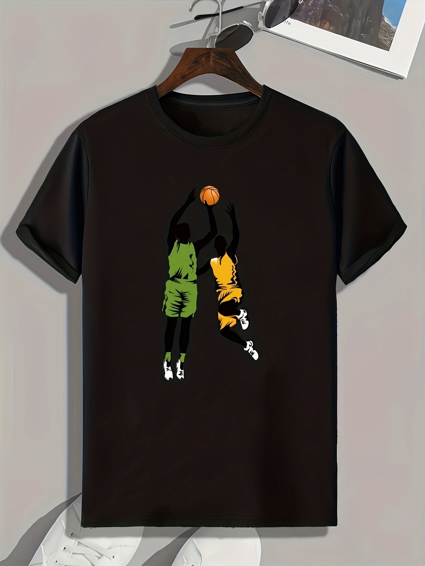 Basketball Player Graphic T-shirt for Men