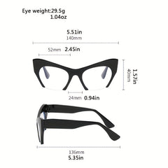Vintage Cat Eye Women Glasses Metal Eyewear