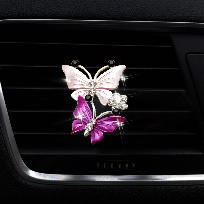 Car Air Freshener Butterfly Clip Natural Aromatherapy