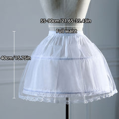 Princess Lace Dress with Adjustable Waist for 3-12 Year Old Girl