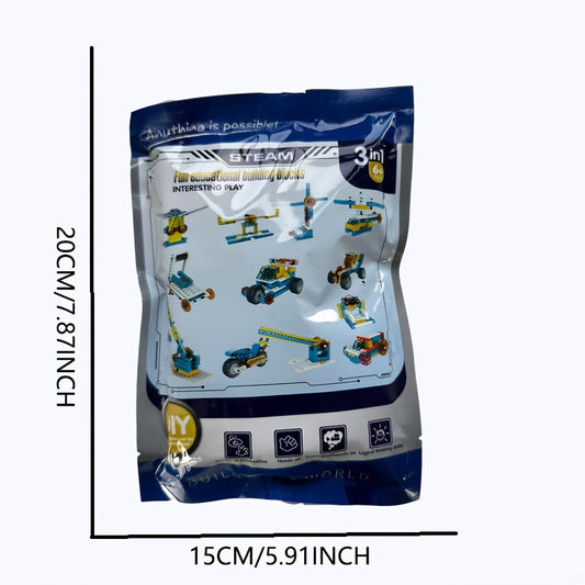 3 in 1 Mechanical Science Building Blocks Toy Gift