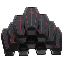 Halloween Coffin Party Gift Trays 7 Mini Coffin Decorations for Halloween Easter