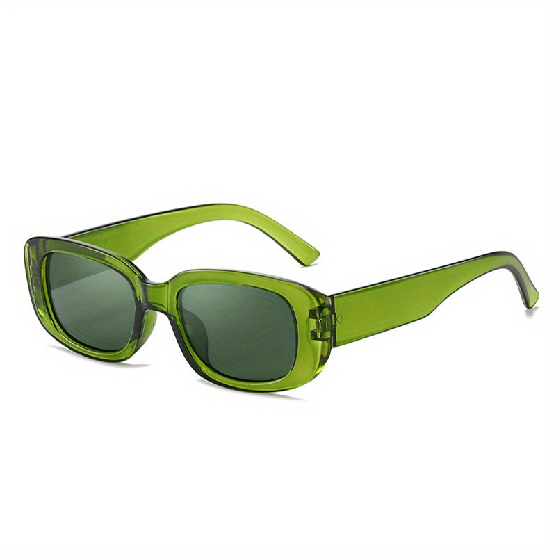 Rectangle Frame Sunglasses Vintage Small Glasses UV400
