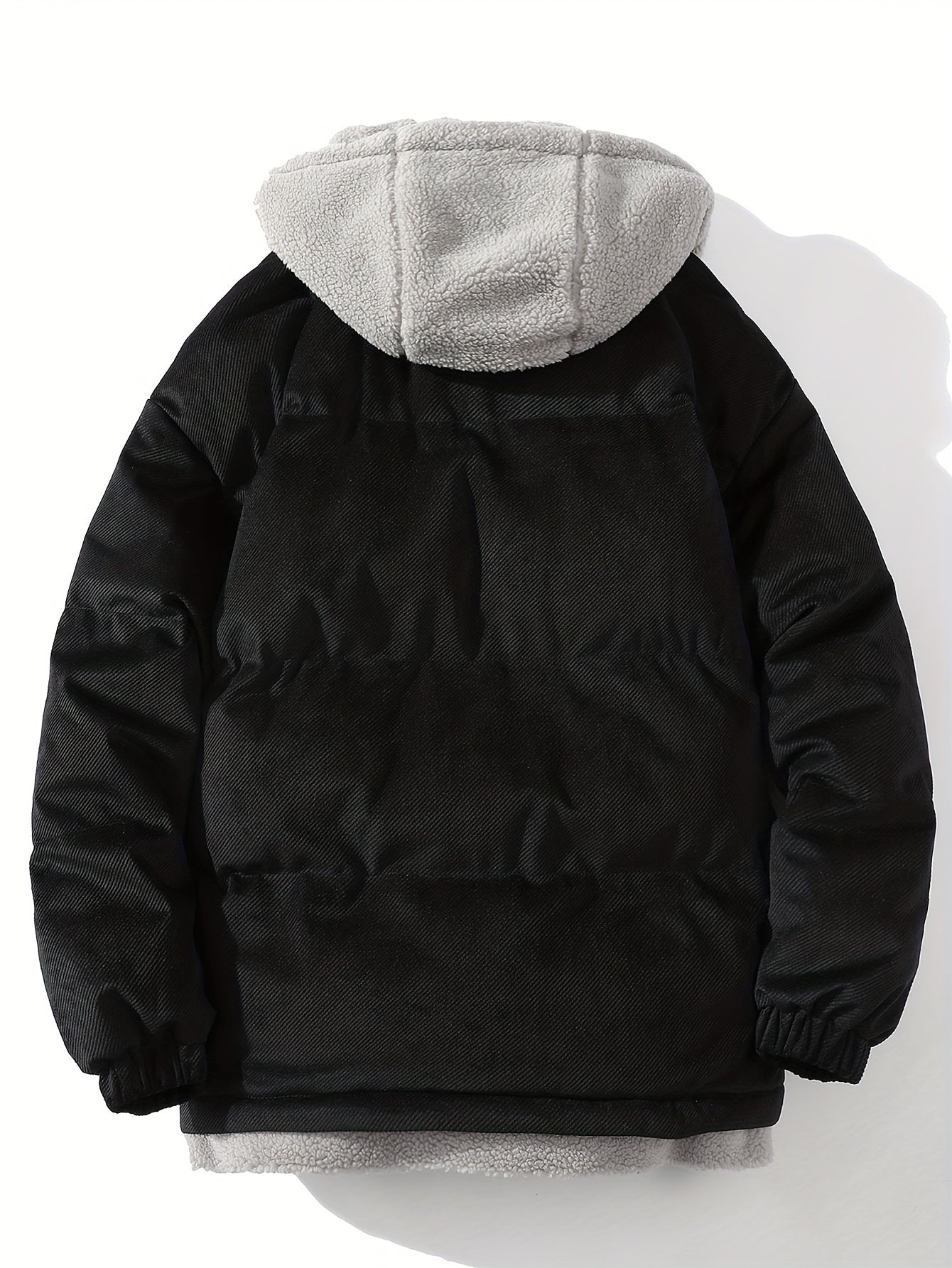 Men's Zip Up Hooded Jacket for Fall Winter