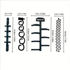 6 PCS Women Hair Braid Tool Weave Hair Braider Roller Styling DIY Accessories