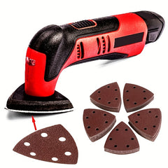 100pcs 90mm Triangle Mouse Sanding Disc Sheet 40 180Grits Grinder Sandpaper