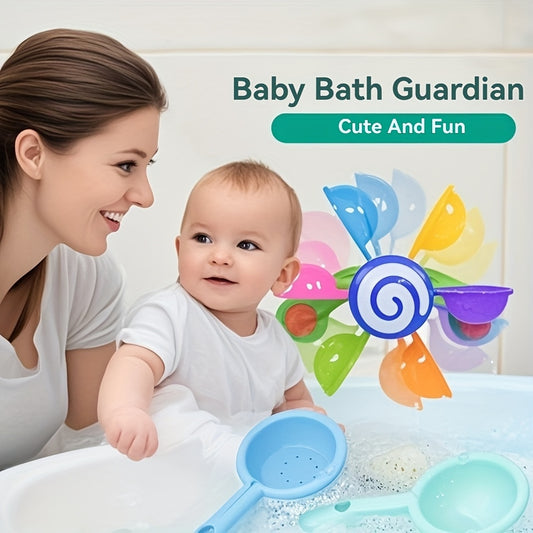 Bathtub Windmill Toy 2pcs Set for Water Play Fun