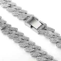 Miami Hip Hop Men's Iced Cuban Necklace Punk