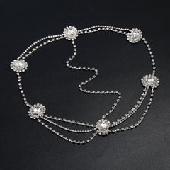 Rhinestone Bridal Head Chain Wedding Headband Hair Accessory