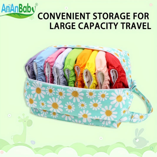 3D Diaper Bag Portable Urine Non-wetting Bag Waterproof Baby Diaper Storage Bag
