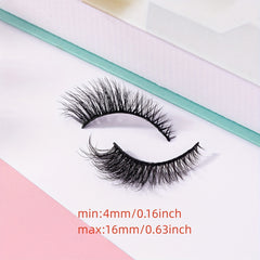 7 Pairs Faux Mink Hair Lashes Cat Eye Fluffy Soft Dramatic Eyelashes