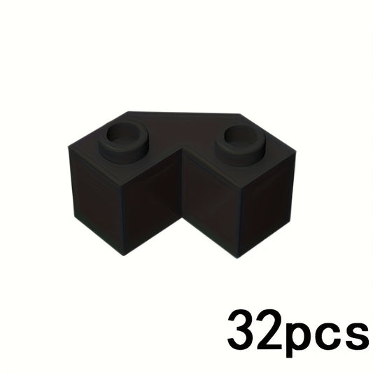 32pcs Wedge Shaped Building Blocks 2x2 Mixed Colors DIY Puzzle Toys