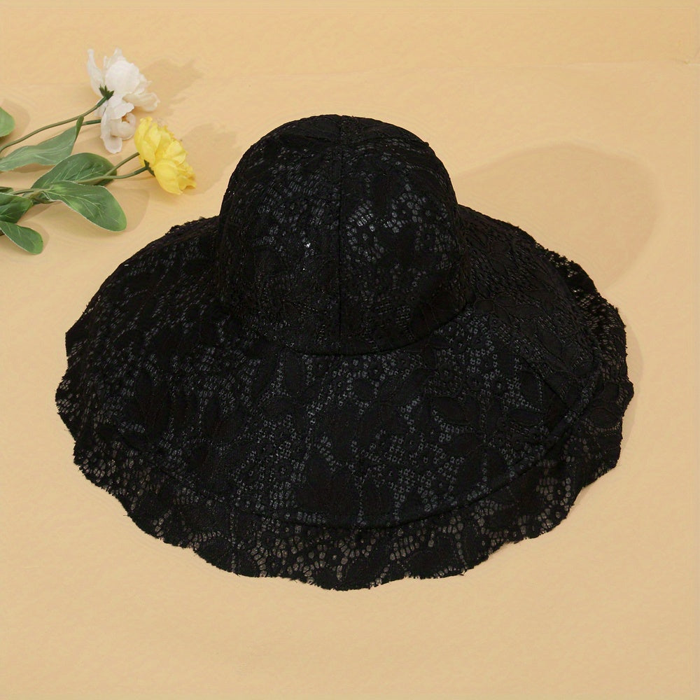 Wode Bim Lace Bucket Hat Classic Sun Hat For Women