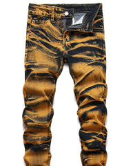 Boys Stretch Ripped Jeans Skinny Slim Fit Washed Denim Pants Kids Clothes