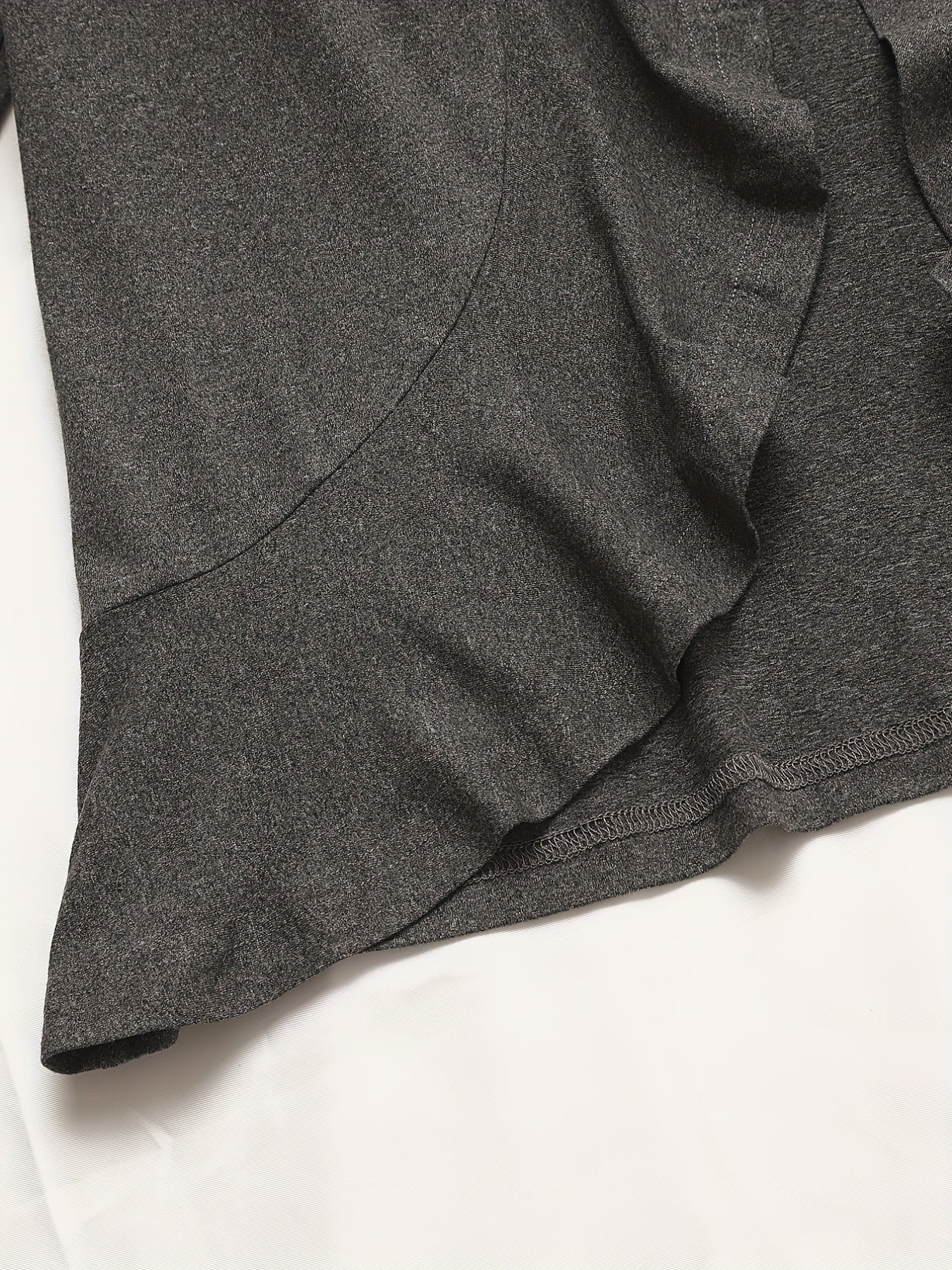  Solid Long Sleeve Open Front Cardigan