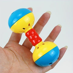 Children's Double Headed Hand Grip Bell Rattle Toy