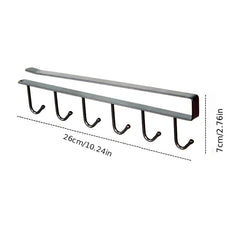 Multifunctional Kitchen Hook Under Cabinet Hanging Rack Storage Hook